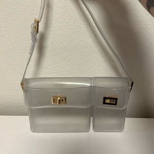 Forever 21 clear shoulder bag